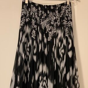Black & White Full Skirt
